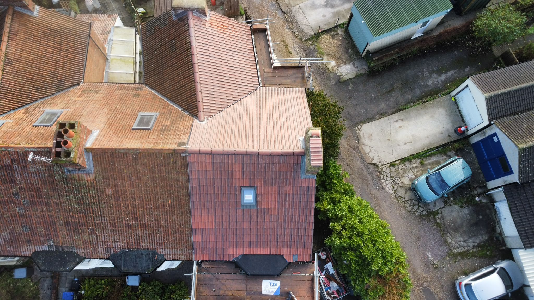 After — roof with roof windows from TJS Roofing Solutions