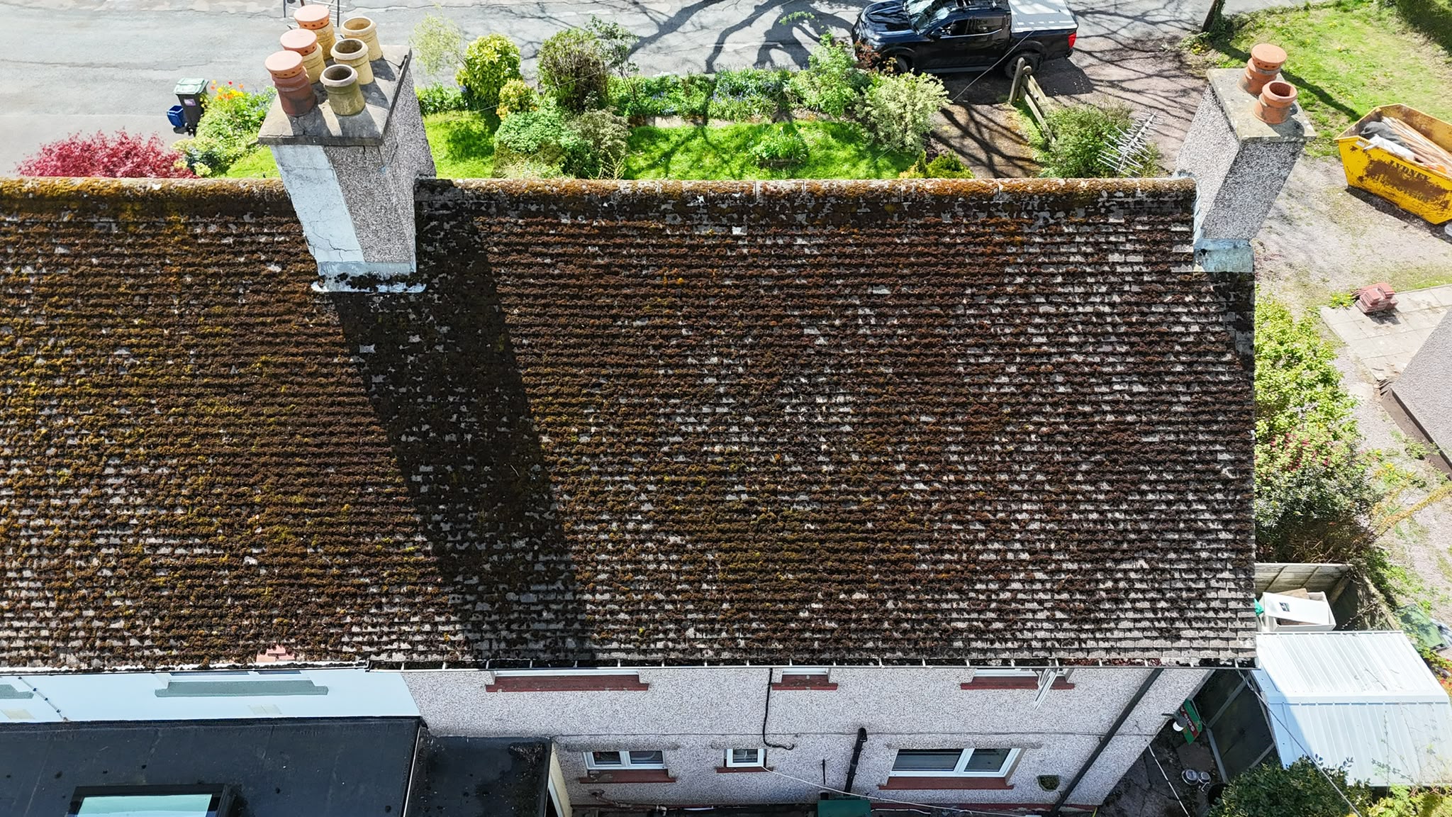 Before — roofing replacement from TJS Roofing Solutions