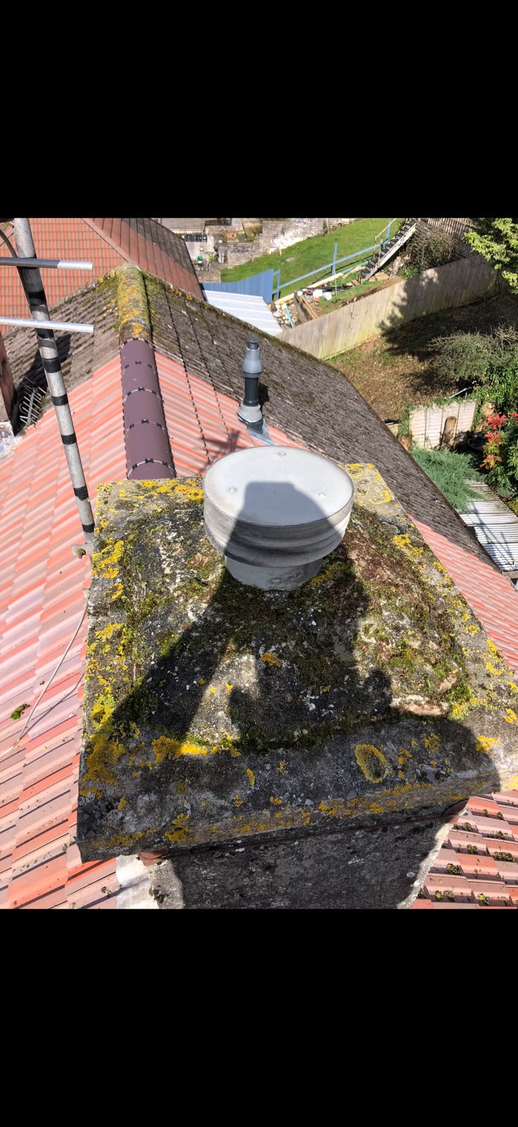 Before — roof vent from TJS Roofing Solutions